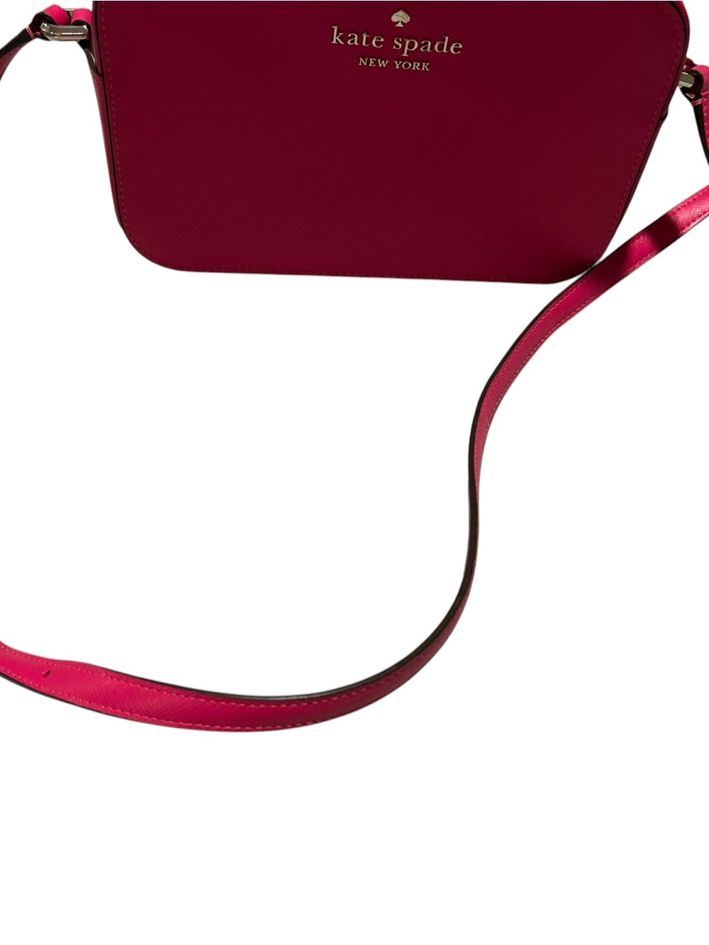 kate spade Hot Pink Saffiano Crossbody Bag - Picture 4 of 5